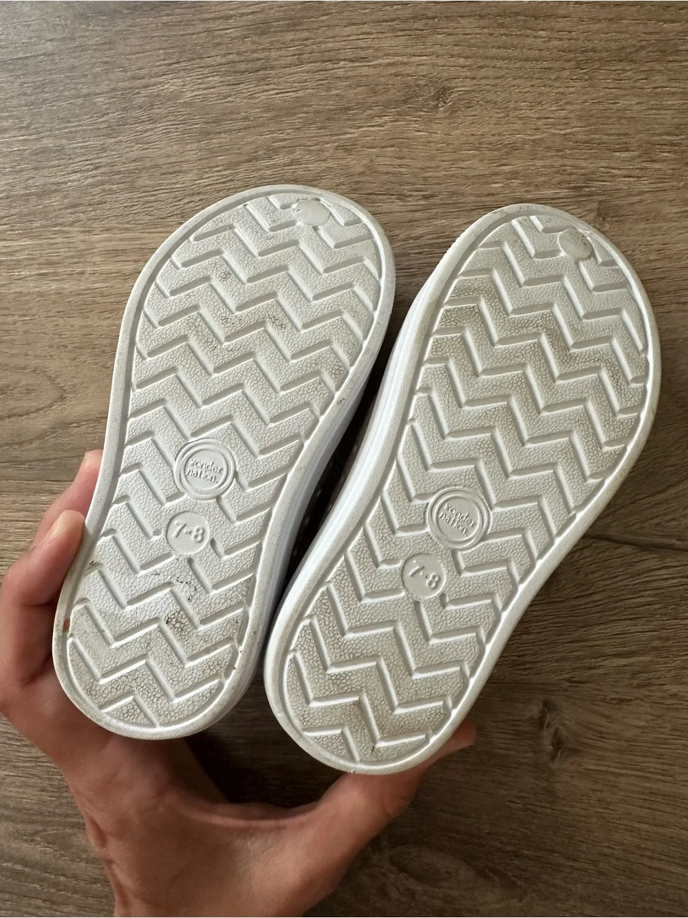 wonder nation Kids Slip-On Water Shoes in Metallic
